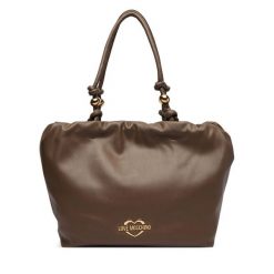 Torebka LOVE MOSCHINO. Brązowe torebki do ręki damskie Love Moschino, bez wzorów, klasyczne, bez dodatków. Za 1,189.00 zł.