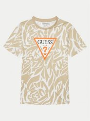 Guess T-Shirt L5GI03 K8HM4 Kolorowy Regular Fit. T-shirty dla chłopców Guess, z aplikacjami, z bawełny, bez ramiączek. Za 69.99 zł.