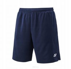 Spodenki tenisowe Yonex Club Team. Niebieskie krótkie spodenki sportowe męskie YONEX, m, bez wzorów, z materiału, na fitness i siłownię. Za 169.00 zł.