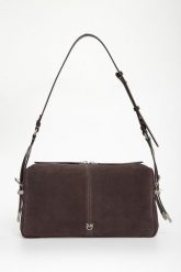 Torebka damska zamszowa PINKO. Torebki do ręki damskie Pinko, bez wzorów, z zamszu, zamszowe, bez dodatków. Za 1,979.00 zł.