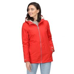Kurtka trekkingowa damska Regatta Begonia II. Czerwone kurtki sportowe damskie Regatta, bez wzorów, z poliesteru, bez kaptura, trekkingowe. Za 304.70 zł.
