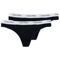 Calvin Klein Dwupak Stringi Damskie Xs Czarny. Czarne stringi damskie Calvin Klein, z gumy. Za 129.00 zł.