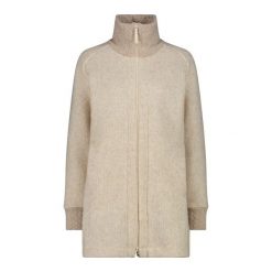 Płaszcz damski CMP. Białe bluzy sportowe damskie CMP, l, bez wzorów, bez kaptura, trekkingowe. Za 591.00 zł.