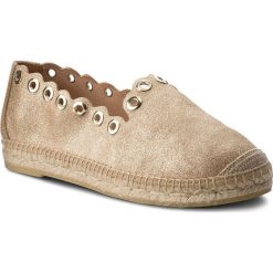 Espadryle KANNA - KV8007 Chianti Biscuit. Żółte espadryle damskie Kanna, ze skóry. W wyprzedaży za 199.00 zł.