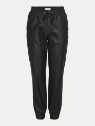 Noisy May Joggery Klay 27031014 Czarny Slim Fit. Czarne spodnie materiałowe damskie Noisy may, xs, bez wzorów, ze skóry. Za 109.99 zł.