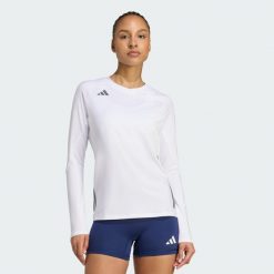 Koszulka HILO Long Sleeve Volleyball. Białe koszulki sportowe damskie Adidas, m, bez wzorów, sportowe, bez kołnierzyka. Za 179.00 zł.