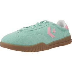Buty CONVERSE RUN STAR TRAINER OX Zielony. Zielone obuwie sportowe damskie Converse, bez wzorów, z zamszu. Za 390.99 zł.