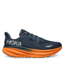 Buty do biegania Hoka. Czarne buty sportowe męskie HOKA, bez zapięcia, do biegania. Za 749.99 zł.