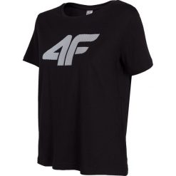 T-shirt damski TSD304 - głęboka czerń. T-shirty damskie marki 4f. Za 29.99 zł.