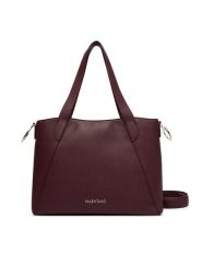 Valentino Torebka Thaoe Re VBSA5M02 Bordowy. Czerwone torebki do ręki damskie Valentino, bez wzorów, ze skóry, bez dodatków. Za 749.99 zł.