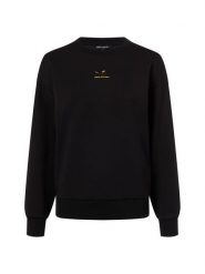 Armani Exchange Bluza Kobiety wiskoza czarny, S. Czarne bluzy damskie Armani Exchange, s, bez wzorów, z wiskozy, bez kaptura. Za 279.95 zł.