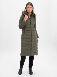 DUNO płaszcz puchowy - Annie Kobiety Puch zielony, L. Zielone płaszcze damskie DUNO, l, bez wzorów, z puchu, bez kaptura. Za 1,899.95 zł.
