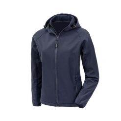 Damska kurtka wodoodporna softshell z kapturem Result. Niebieskie kurtki damskie RESULT, m, bez wzorów, z softshellu, z kapturem. Za 198.50 zł.