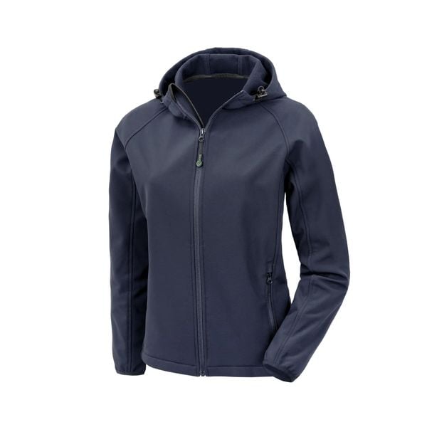 Damska kurtka wodoodporna softshell z kapturem Result. Niebieskie kurtki damskie RESULT, m, bez wzorów, z softshellu, z kapturem. Za 198.50 zł.