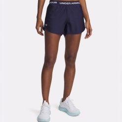 Spodenki treningowe damskie Under Armour Tech Play Up Shorts. Czarne szorty damskie Under Armour, xs, bez wzorów, sportowe, do biegania. Za 109.99 zł.