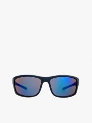 Okulary przeciwsłoneczne męskie w sportowym stylu. Niebieskie okulary przeciwsłoneczne męskie Brawo sp. z o.o. Za 69.99 zł.