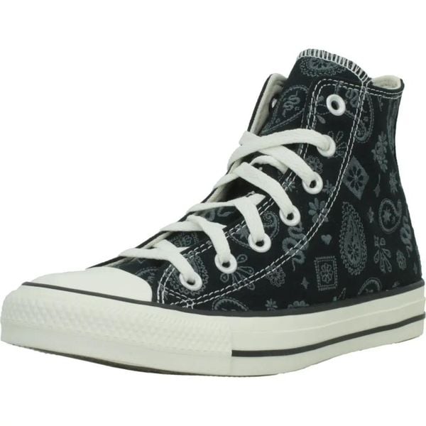 Buty CONVERSE A19184C Czarny. Czarne obuwie sportowe damskie Converse, bez wzorów, z materiału, na fitness i siłownię. Za 324.99 zł.