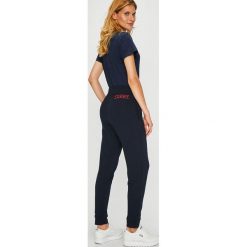 Tommy Hilfiger - Spodnie. Szare spodnie materiałowe damskie marki Tommy Hilfiger, z bawełny. Za 299.90 zł.