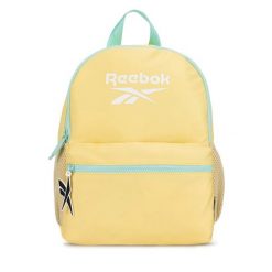 Plecak Reebok. Żółte plecaki damskie Reebok, bez wzorów, sportowe. Za 99.99 zł.