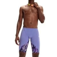 Strój pływacki startowy męski Speedo LZR IGNITE. Fioletowe kąpielówki męskie Speedo, m, bez wzorów, do pływania. Za 529.00 zł.