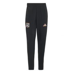 Spodnie dresowe OL Tiro 26. Czarne spodnie sportowe męskie Adidas, l, bez wzorów, z dresówki, do biegania. Za 323.50 zł.
