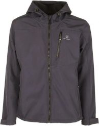 Męska kurtka softshell Athl. Dpt Hermes Lead Grey. Szare kurtki męskie Erima, m, bez wzorów, z elastanu. Za 336.99 zł.
