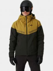 Kurtka Narciarska Męska Helly Hansen Alpha Infinity. Czarne kurtki snowboardowe męskie Helly Hansen, l, bez wzorów, z materiału, długie, bez kaptura, narciarskie, primaloft. Za 1,999.20 zł.