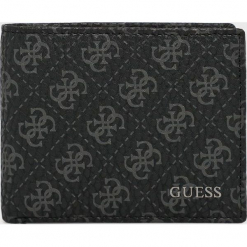 Guess Jeans - Portfel. Czarne portfele męskie marki Guess Jeans, z aplikacjami, z jeansu. Za 279.90 zł.