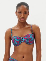 Selmark Góra od bikini BL716 Turkusowy. Niebieskie bikini damskie Selmark, bez wzorów. Za 219.99 zł.