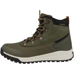 Buty do chodzenia męskie Fila Hikebooster Mid. Zielone trekkingi męskie Fila, trekkingowe. Za 201.49 zł.