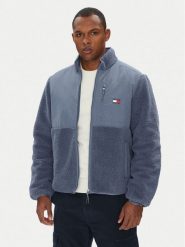 Tommy Jeans Kurtka przejściowa Novelty DM0DM21682 Niebieski Regular Fit. Niebieskie kurtki męskie Tommy Jeans, m, bez wzorów, z jeansu, bez kaptura. Za 719.99 zł.