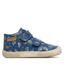 Sneakersy Naturino. Niebieskie trampki i tenisówki chłopięce Naturino, bez wzorów, bez zapięcia. Za 229.99 zł.