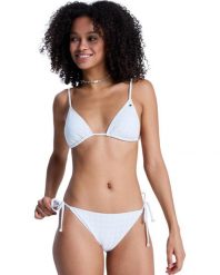 Majtki bikini wiązane z boku dla Kobiety ROXY ISLAND Biały. Białe bikini damskie Roxy, xl, bez wzorów. Za 149.99 zł.