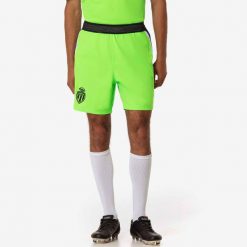 Spodenki bramkarskie AS Monaco Kombat Ryder Pro 2024/25. Zielone krótkie spodenki sportowe męskie Kappa, bez wzorów, do piłki nożnej. Za 201.00 zł.