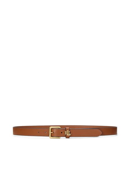LAUREN RALPH LAUREN Pasek Damski 412968763002 Brązowy. Brązowe paski damskie Lauren Ralph Lauren, bez wzorów, ze skóry. Za 289.99 zł.