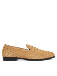 Aldo Półbuty Casino 13963669 Brązowy. Brązowe eleganckie półbuty Aldo, ze skóry, wizytowe, bez zapięcia. Za 419.99 zł.