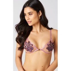 For Love & Lemons Biustonosz z cekinami Emma - Pink. Różowe biustonosze For Love & Lemons, z nylonu. W wyprzedaży za 222.98 zł.