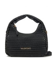 Valentino Torebka Frequency Re VBS8DA08 Czarny. Czarne torebki do ręki damskie Valentino, bez wzorów, ze skóry, bez dodatków. Za 399.99 zł.