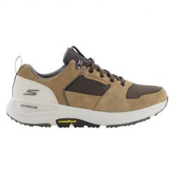 Buty do chodzenia męskie Skechers GO Walk Outdoor. Brązowe trekkingi męskie Skechers, outdoorowe. Za 443.00 zł.