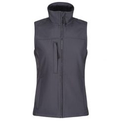 Damska Kamizelka Softshell Flux. Szare kurtki sportowe damskie Regatta, l, bez wzorów, z softshellu, bez kaptura, trekkingowe. Za 162.99 zł.