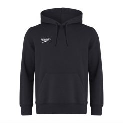 Bluza sportowa z kapturem męska Speedo Club Hoody. Czarne bluzy męskie Speedo, m, bez wzorów, z kapturem. Za 214.47 zł.