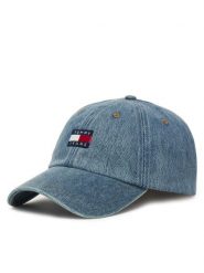 Tommy Jeans Czapka z daszkiem Tjw Heritage Denim Cap AW0AW18578 Niebieski. Niebieskie czapki i kapelusze damskie Tommy Jeans, bez wzorów, z bawełny. Za 189.99 zł.