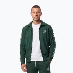 Bluza męska Pitbull Nexus Track Jacket. Zielone bluzy sportowe męskie PITBULL, l, bez wzorów, z materiału, bez kaptura, na fitness i siłownię. Za 279.99 zł.
