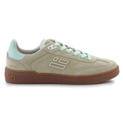 Buty D.Franklin Rebel Basic Flag DFSH387005-LIME zielone. Zielone obuwie sportowe damskie bez wzorów, z materiału. Za 435.61 zł.