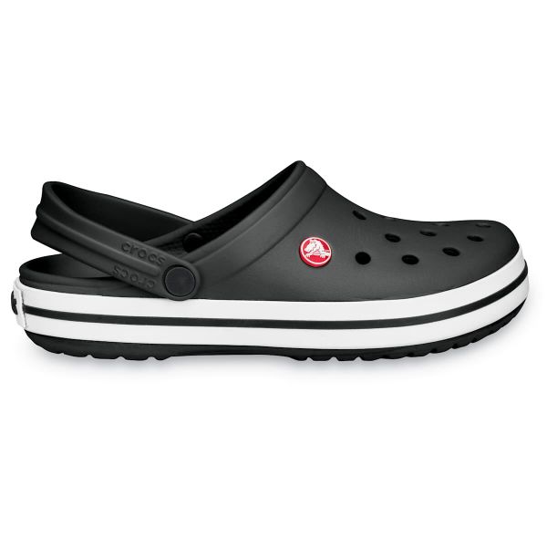 Sandały unisex do chodzenia Crocs CROCBAND. Białe klapki damskie Crocs, bez wzorów, sportowe, bez obcasa. W wyprzedaży za 148.47 zł.