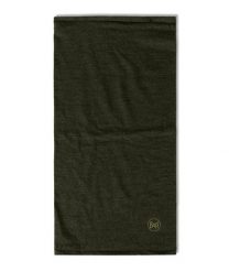 Chusta wielofunkcyjna z wełny merynosów Buff Merino Midweight. Zielone szaliki i chusty damskie Buff, bez wzorów, z materiału. Za 124.49 zł.