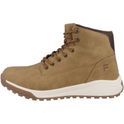Trapery męskie, Fila Lance XXI Mid. Brązowe buty sportowe męskie Fila, z gumy, bez zapięcia. Za 229.99 zł.