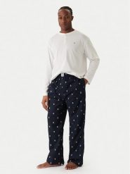 Tommy Hilfiger Piżama UM0UM03592 Écru Regular Fit. Piżamy męskie Tommy Hilfiger, m, bez wzorów, z bawełny, bez ramiączek. Za 429.99 zł.