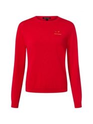 Armani Exchange Sweter z dzianiny Kobiety czerwony, S. Czerwone swetry damskie Armani Exchange, s, bez wzorów, z dzianiny, eleganckie, bez kołnierzyka, bez ramiączek, bez kaptura. Za 279.95 zł.