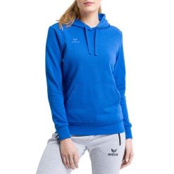 Damska bluza z kapturem Erima Basic. Niebieskie bluzy sportowe damskie Erima, l, bez wzorów, z bawełny, z kapturem, na fitness i siłownię. W wyprzedaży za 142.00 zł.